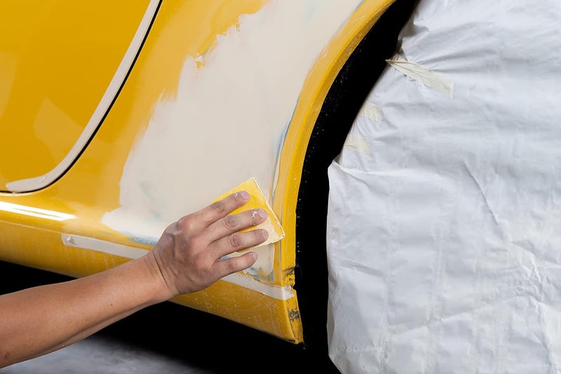 LAUCO Auto Body Filler Spreaders (100 Pieces) - Yellow Reusable Plastic Spreader for Automotive Fillers, Putties, Glazes, Caulks and Paint - Easy Application (100, 4") - Image 5
